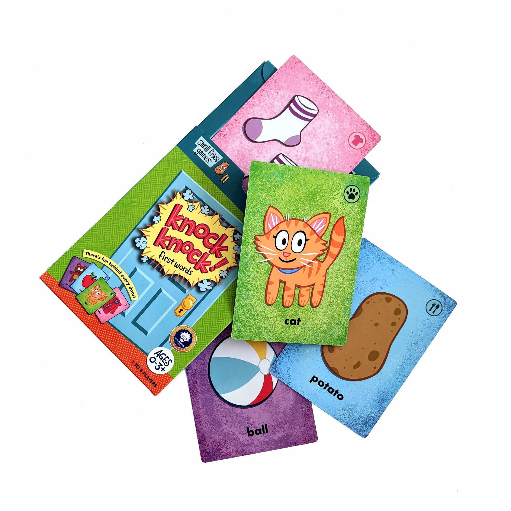 Award Winning Toddler Card Game Knock Knock First Words Etsy UK