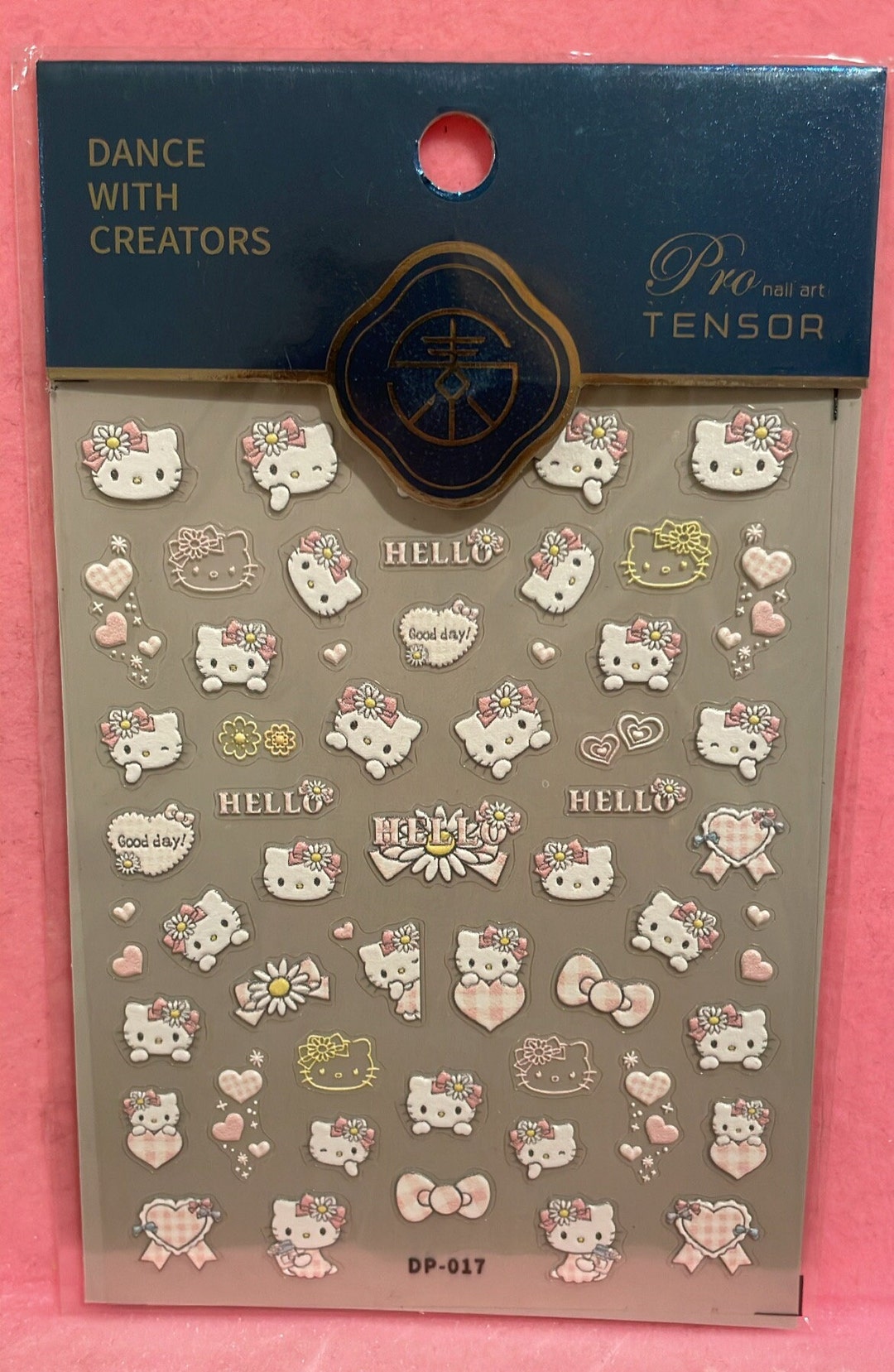 Kawaii Sanrio Character Hello Kitty Nail Stickers Etsy