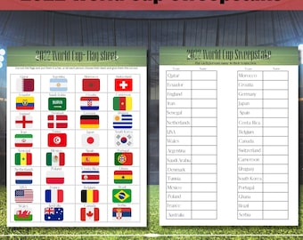 Football Sweepstake - Etsy UK