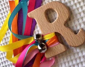 Fiver Friday A- Z Handmade Montessori Sensory Alphabet Letter Ribbon / Baby Sensory / Stocking Filler / Personalised Baby / Baby Gift