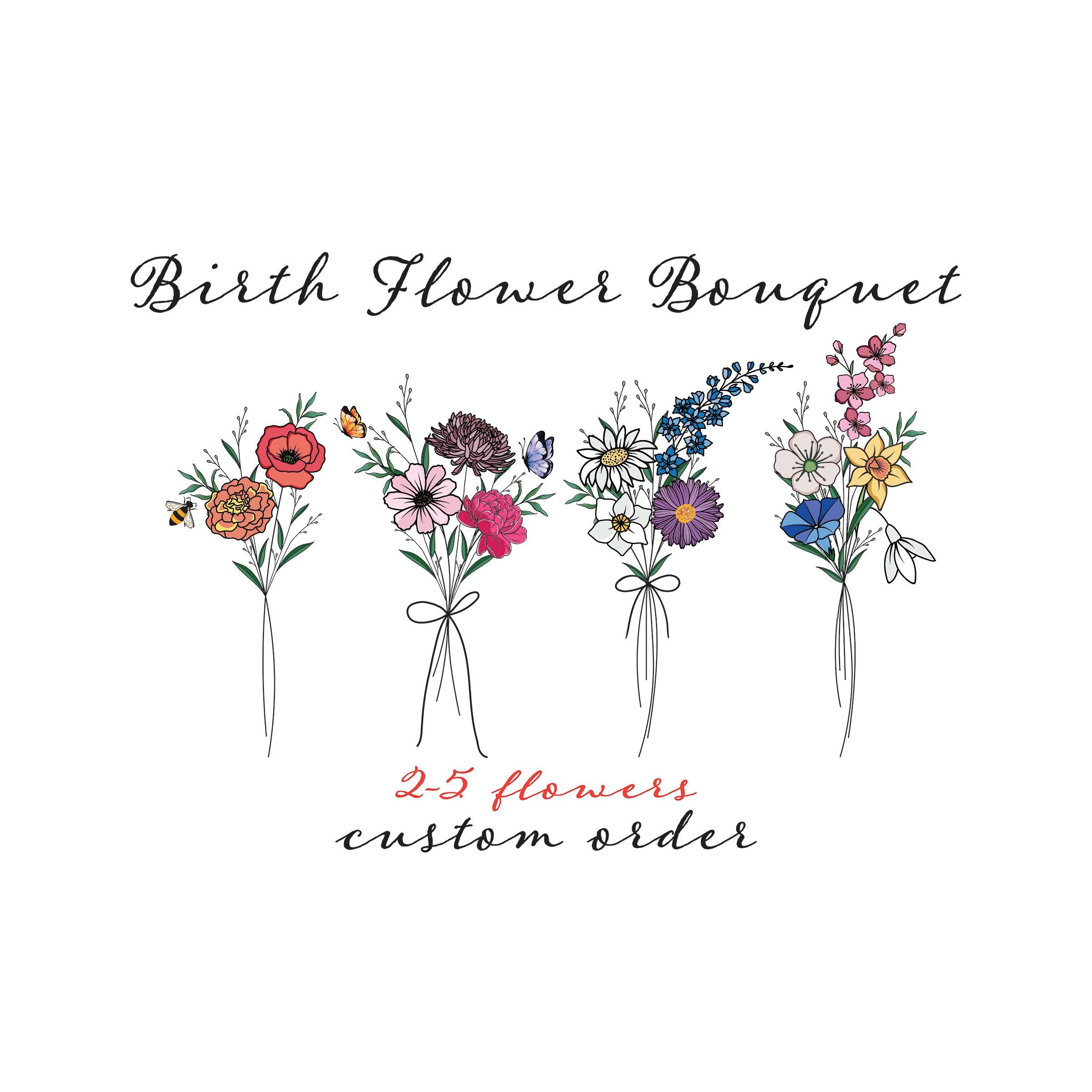 Color flower tattoo - Etsy Österreich, image size:2400x2400