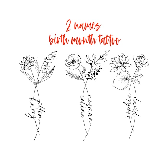 12 Birth Flower Tattoo Designs For Your Next Dainty Ink | Preview.ph