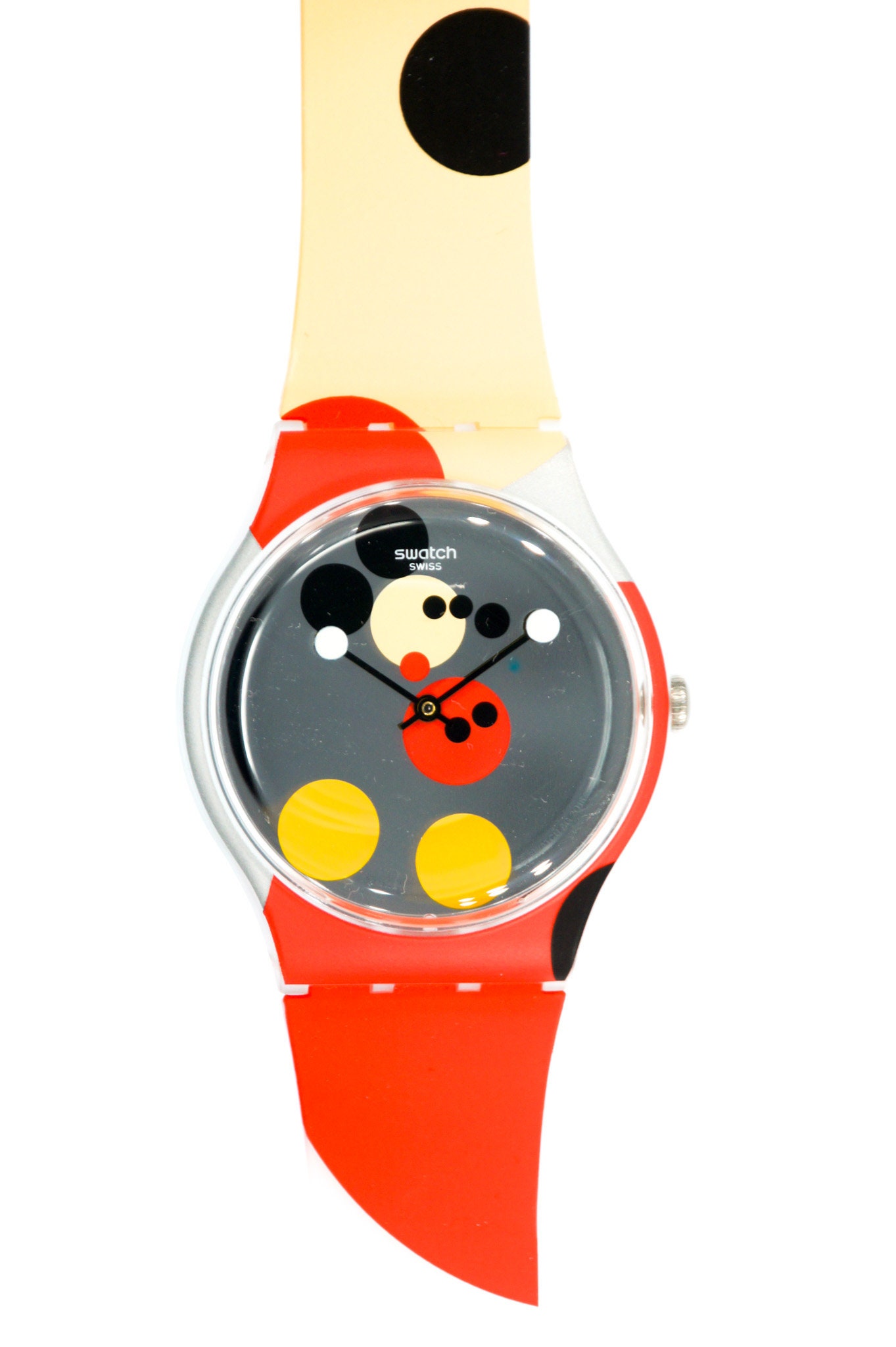 Swatch mirror SPOT Mickey by Damien Hirst, SUOZ290S, Unworn, in Original Box. No. 12742 of 19999 Pieces Produced. - Etsy Swatch mirror SPOT Mickey by Damien Hirst, SUOZ290S, Unworn, in Original Box. No. 12742 of 19999 Pieces Produced. - Etsy