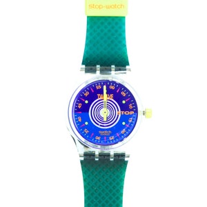 Swatch vintage &quot;OROLOGIO&quot; del 1992, SSK101, mai indossato, in scatola Swatch, con batteria nuova