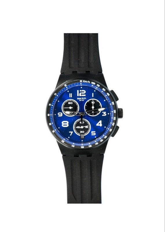Buy 2013 Swatch Chrono nitespeed SUSB402 Unworn in Swatch Box