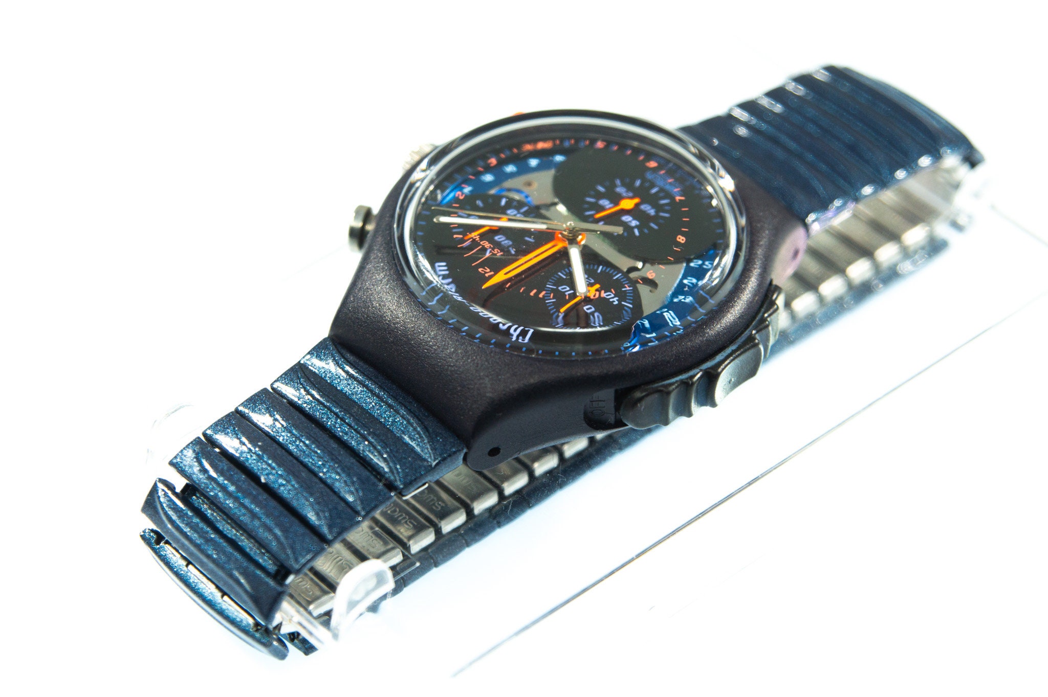 1998 Vintage Swatch activation, SOI401, Never Worn, in Swatch Box 