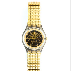 1995, Vintage Gents Solar Swatch, 'lots of Sun', SRJ100 1995, Vintage Gents Solar Swatch, 'lots of Sun', SRJ100