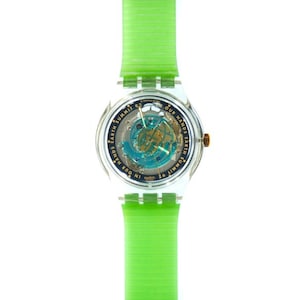 1992 Vintage Swatch Automatic &quot;TIME TO MOVE&quot;, SAK102, unworn, in Swatch box. Automatic.