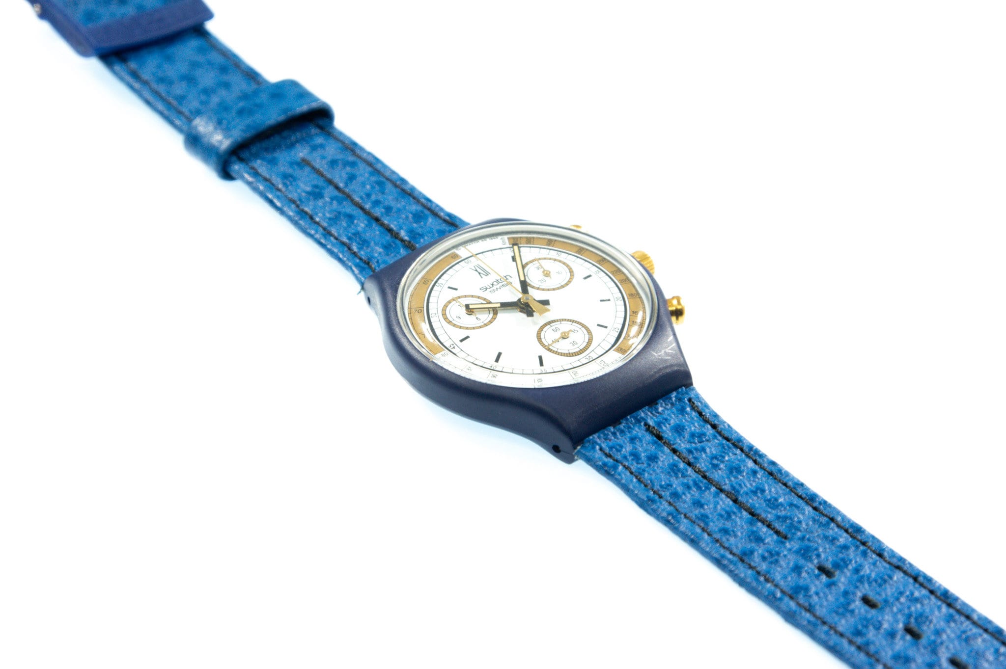Rare 1990 Skipper Vintage Swatch Watch Swatch Vintage Chronograph Watch - New Skipper from stock  main image 4