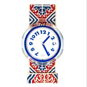 NEW: Vintage Pop Swatch &quot;NORDLICHT&quot;, PWN110, unworn, in Swatch Box. with new battery