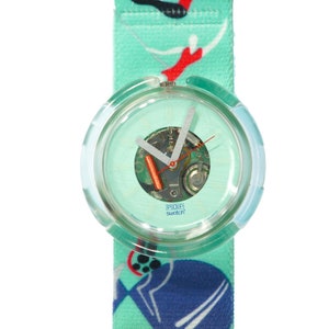 1991 Vintage Pop Swatch &quot;ACROBAT&quot;, PWK149, unworn, in Swatch box, with new battery
