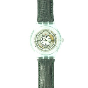 1994 Vintage Swatch Automatic "GRIN", SAG101, selten, ungetragen, in Swatch Box. Automatic.