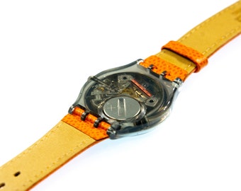 1993 Vintage Swatch Rocking, GM117, 24-Hour Watch, Unworn, in Swatch Box, with New Battery 1993 Vintage Swatch Rocking, GM117, 24-Hour Watch, Unworn, in Swatch Box, with New Battery