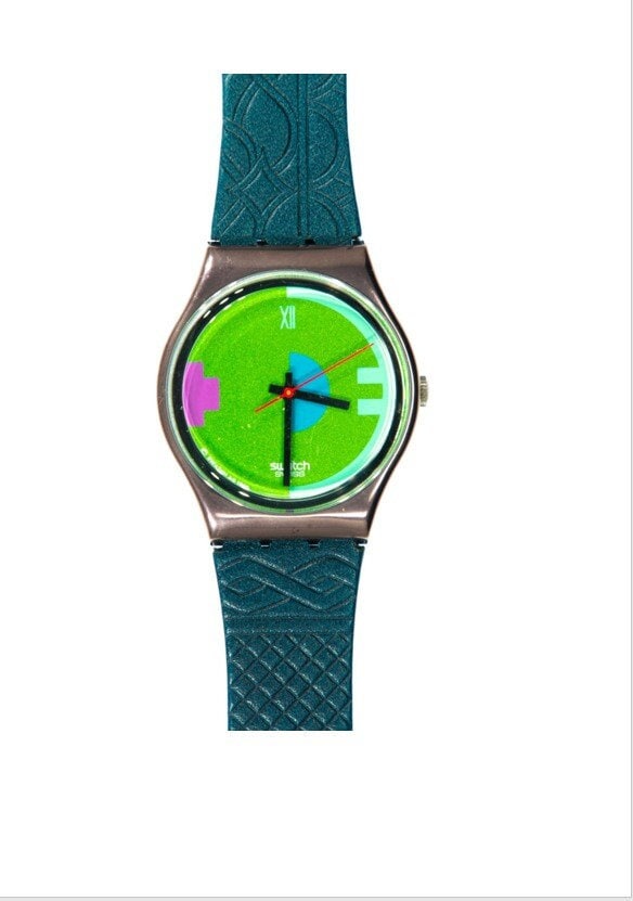 Swatch Watch - GX116 - JOHNNY GUITAR Swatch Gent GX 116 Johnny Guitar From 1990 New - Etsy main image 3