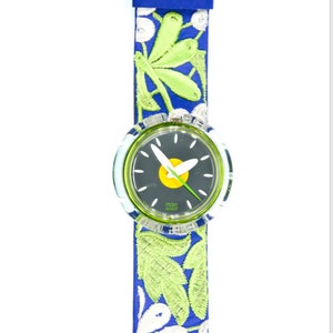 1995 Vintage Midi Pop Swatch &quot;MARGUERITE&quot;, PMG101, never worn, in Swatch box, with new battery