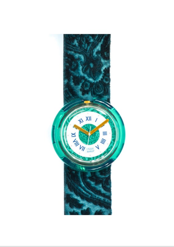 NEW: 1993 Vintage Pop Swatch "GREEN QUEEN", pwk188