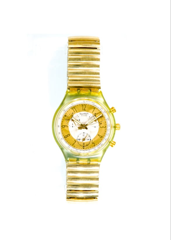 Swatch Strap Swatch Golden Globe 1993 Vintage Swatch Flex