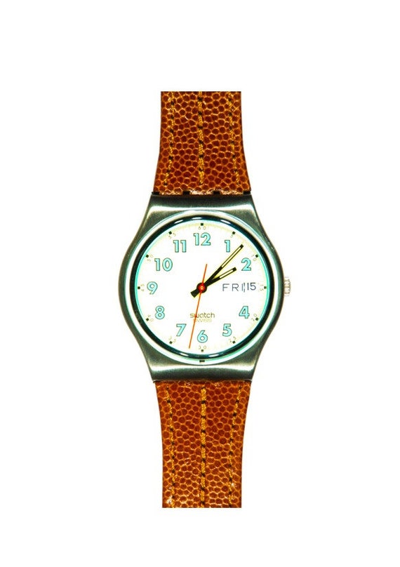 NEW: 1989 Vintage Swatch "HIGH FLYER", GX704, unw… - image 1