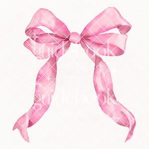 Aquarel roze pastel coquette strik clipart, minimal girly preppy zacht meisjes bruids lint, schattige lichtroze strik, png