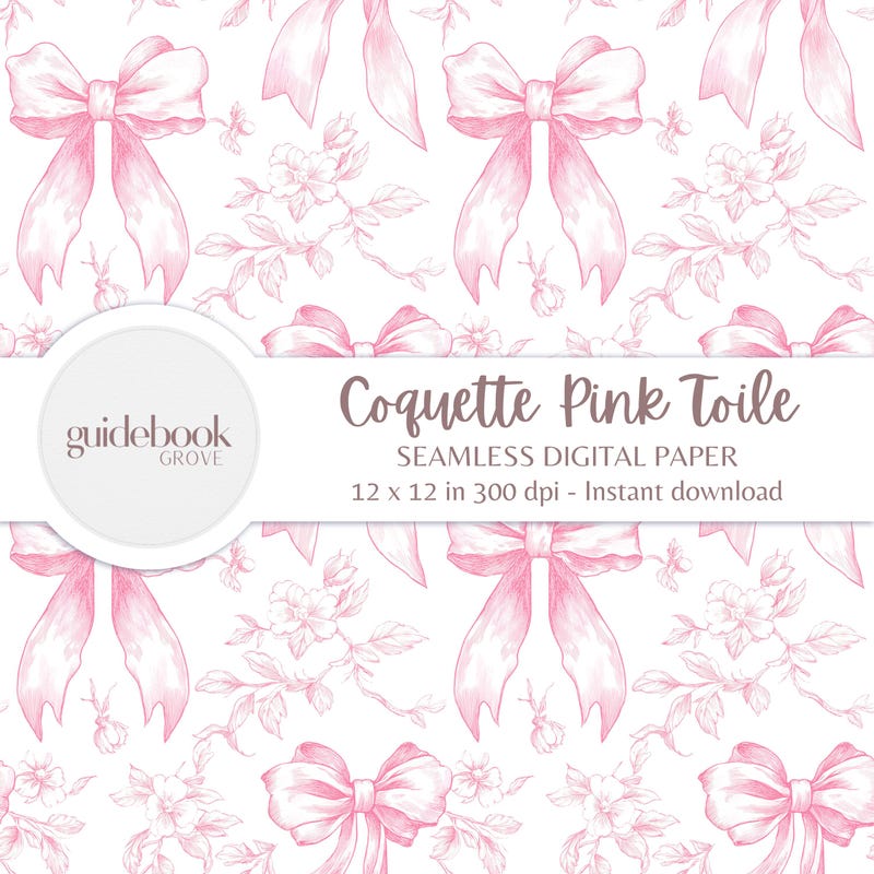 Pink Ribbon Bow Wallpaper - Etsy