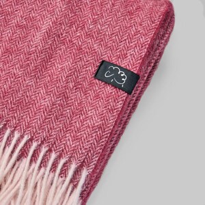 Bordeaux wool blanket perfect Gift for any home, great decoration for any room