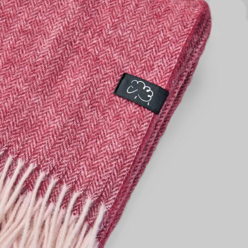 Bordeaux wool blanket perfect Gift for any home, great decoration for any room