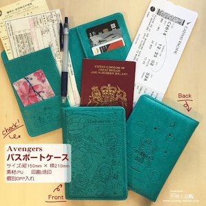 Étui pour passeport Avengers, étui à passeport, étui pour passeport