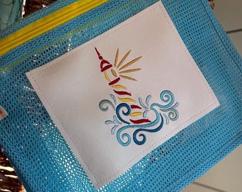 Shell & Treasure Collecting Mesh Bag, Shell Collecting Bag, Rock Collecting Bag, Mesh Treasure Bag, Beach Bag