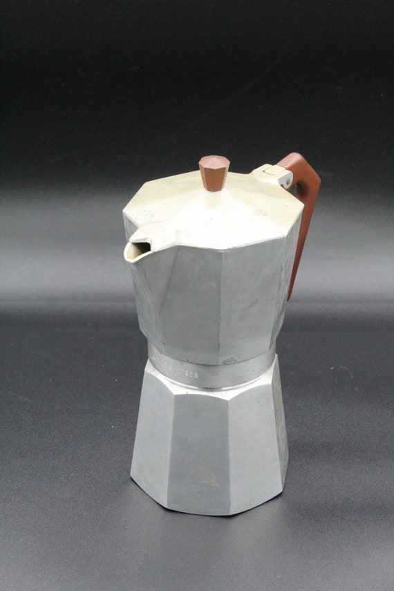Vintage Italian Cafetiere Junior Express Italy s Espresso Moka Pot Manual Coffee Maker Etsy Canada