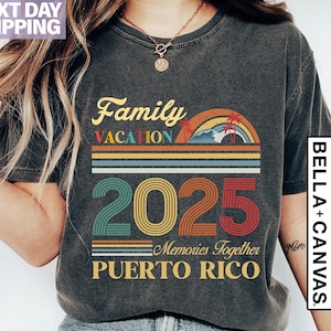 Family Vacation 2025 T-shirt, Memories Together Shirts, Custom Family Matching Tee, Family Vacation Shirts, Family Beach Trip Shirt, Kids