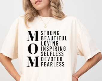 Mom Shirt, Strong Mom Shirt, Mothers Day Shirt, Mom Gift, Gift for Mama, Comfort Colors®, Mom Shirt, Mama Shirt, Gift for Her, Grandma Gift