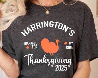Family Thanksgiving 2025 Shirts, Thanksgiving Shirt, Matching Thanksgiving Shirt, Matching Toddler Youth Unisex Thanksgiving Dinner T-Shirts