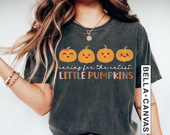 Halloween NICU Nurse Shirt, Caring for the Cutest Pumpkins Nurse Shirt, Neonatal ICU Nurse Tee, Intensive Care Nurse Gift, NICU Student Gift