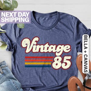 1985 Vintage Birthday Gift Tee, Retro Style, 40th Birthday for Women, Vintage 1985 T-Shirt, 40th Birthday, 40th Birthday Gift, Father Gift