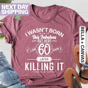 60th Birthday T Shirt, Vintage 1965 Shirt, Birthday Shirt with Saying, Vintage Retro Shirt, 60th Birthday Party, Born in 1965 Shirt,60th Tee