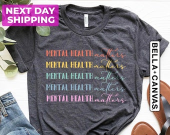 Psychische Gesundheit Angelegenheiten Shirt, Bewusstsein Shirt für psychische Gesundheit, Angst Shirt, Therapeut T-Shirt, Psychologe Shirt, Shirt für psychische Gesundheit