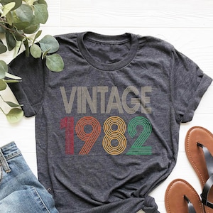 1982 Vintage Shirt, 1982 Birthday Shirt, 43rd Birthday Gift, 43rd Birthday Gift Shirt, 43rd Birthday Shirt, 1982 Vintage Tee, 1982 Retro