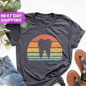 Dental Shirt, Vintage Dental Tooth Shirt, Dental Hygienist Gift, Tooth Shirt, Dental Hygiene Shirt, Dentist Gift, Dental Assistant Gift