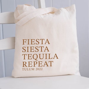 Mexico Welcome Tote, Wedding Welcome Bag, Custom Wedding Tote, Destination Wedding Tote, Custom Tote, Beach Wedding, Bachelorette Gift