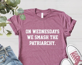 Mitchwolls zerschlagen wir das Patriarchat T-Shirt, Feminismus Shirt, Gleichheit, freiheitliche Unisex Damen T-Shirt, T-Shirt