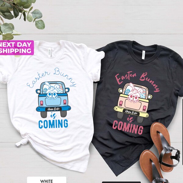 Easter Bunny Is Coming Shirt, Pregnancy Announcement Shirt, Easter Day Gender Reveal Shirt, Easter Maternity Shirt, Easter Gender Keeper Tee