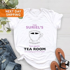 The Suriel&#39;s Tearoom T-shirt, Acotar Shirt, Suriel Gossip Girl, Bookworm Apparel, Book Lover Gift, Gift For Her, Acowar, Book Lover Clothes