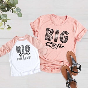 Custom Big Brother Big Sister T-Shirts, Little Sister, Matching Brothers, Little Brother, Sibling Hospital Outfits, Brother Est. 2024 Shirt