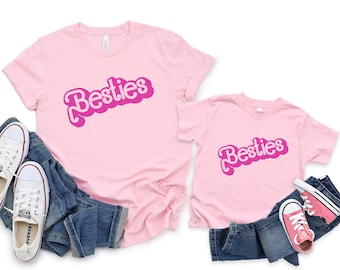 Besties Passende Mutter Tochter Shirts, Valentinstag Mama und ich Shirts, Mama Mini Shirts, Valentinstag Mutter Tochter Shirts, BFFs
