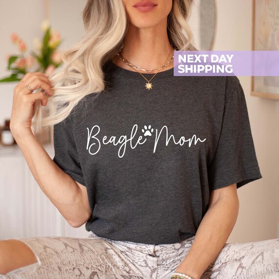 Beagle Mom T-shirt, Beagle Mom Shirt for Mothers Day Gift, Beagle Mom Shirt for Dog Mom, Beagle T-Shirt, Beagle Lover Tee, Pet Lover Gift