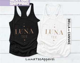 Benutzerdefiniertes Text Tank Top für Männer, Frauen, personalisiertes Tank Top, kundenspezifisches Design, benutzerdefinierte Bachelorette Tank Top, Vorderseite Rückseitendruck