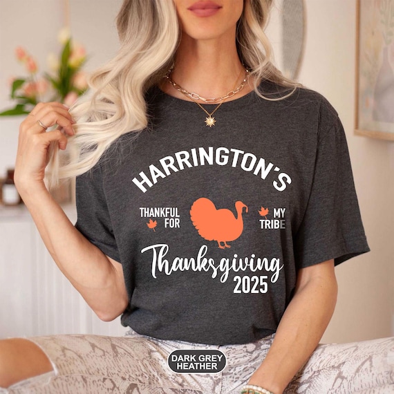 Family Thanksgiving 2025 Shirts, Thanksgiving Shirt, Matching Thanksgiving Shirt, Matching Toddler Youth Unisex Thanksgiving Dinner T-Shirts