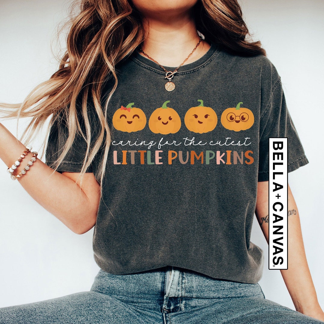 Halloween NICU Nurse Shirt, Caring for the Cutest Pumpkins Nurse Shirt ...