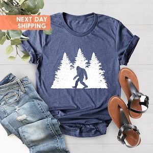 Sasquatch Shirt, Funny Graphic Tee, Fathers Day Gift, Funny Dad Gift, Sasquatch Believers Shirt, Mountains Tshirt, Funny Sasquatch Gift