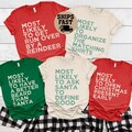 Family Christmas Most Likely Shirts, Funny Most Likely TShirt, Matching Group Tees, X-mas Gift Tees, Office Party Outfit, Ugly Sweater Gift